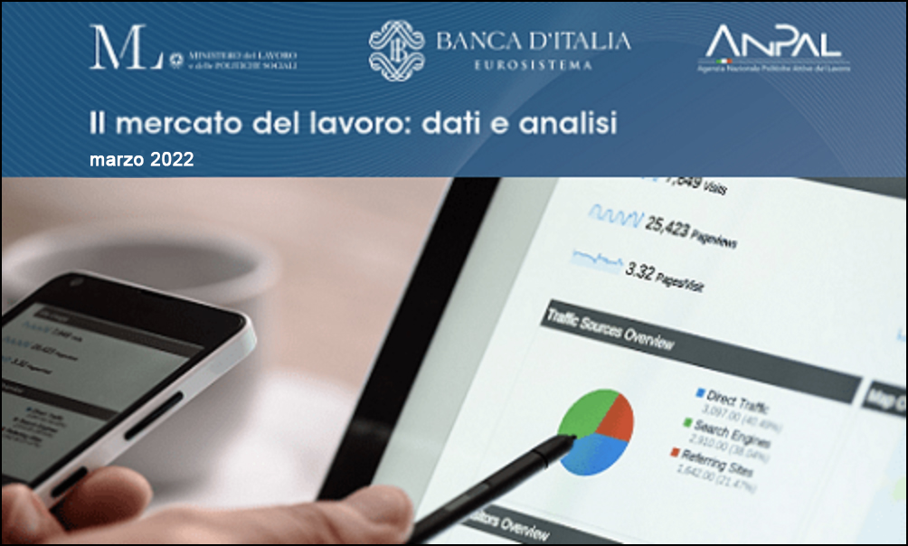 immagine Mercato del lavoro: online la nota congiunta Ministero del lavoro e delle politiche sociali, Banca d’Italia e Anpal 